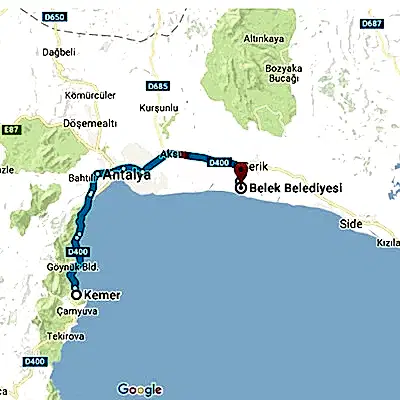 Transfer Güzergahı
